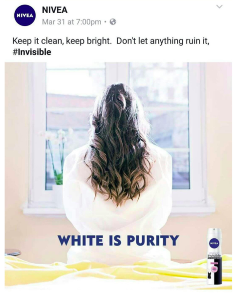 NIVEA, tone-deaf social marketing | Shopify Retail blog