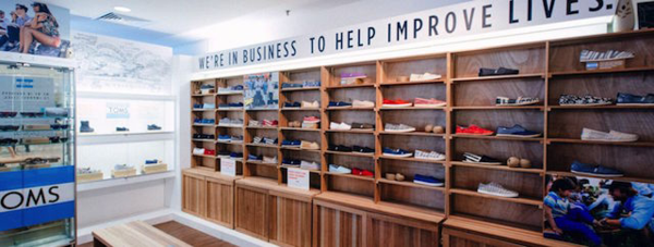 TOMS power wall | Shopify Retail blog