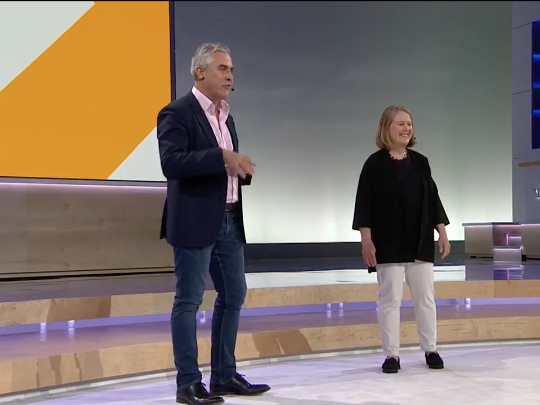 Diane Greene & Target Mike McNamara, Google Next 2018