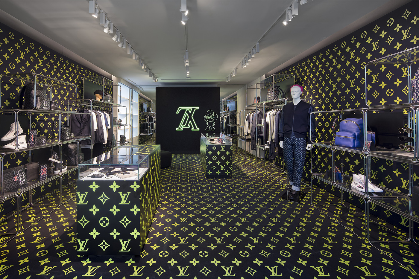 Louis Vuitton Hosts New Soho Pop-Up Store For 2054 Collection LV