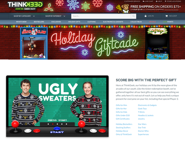 ThinkGeek gift guide | Shopify Retail blog