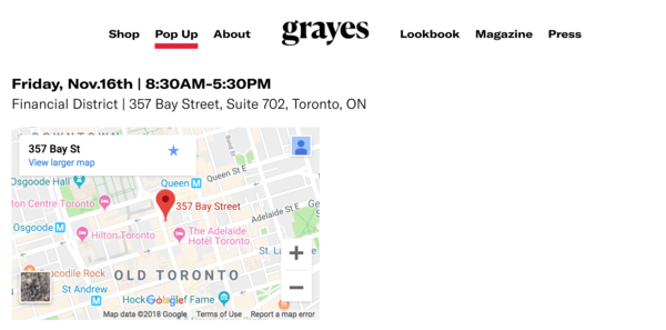 Grayes Google Maps | Shopify Retail blog